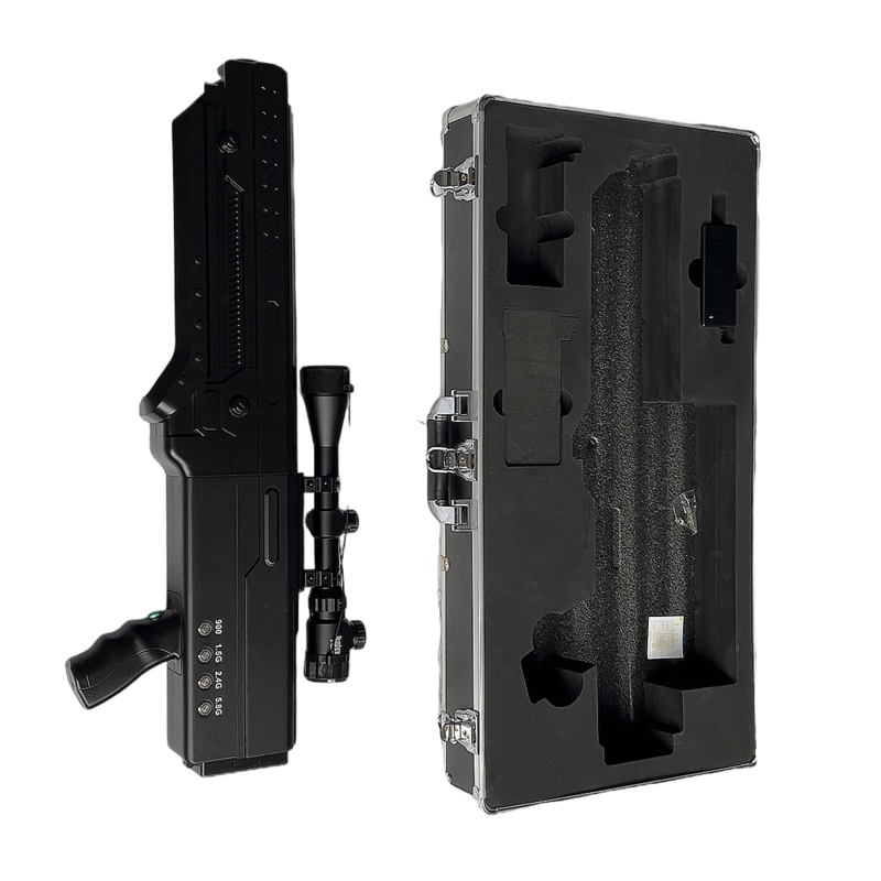  铁山手持便携式枪型低空防御反制四通道A型